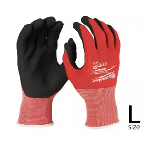 ถุงมือ MILWAUKEE No.48-22-8902 Dipped Gloves Size L