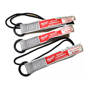 สายเซฟตี้ล็อกเครื่องมือ MILWAUKEE No.48-22-8822A Small Quick-Connect Accessory , 2.2 kg. (3pcs)