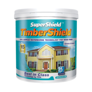 สีน้ำอะครีลิคทาไม้ ภายนอก TOA No.T-001 SUPERSHIELD TIMBERSHIELD , 1 GL. (WHITE)