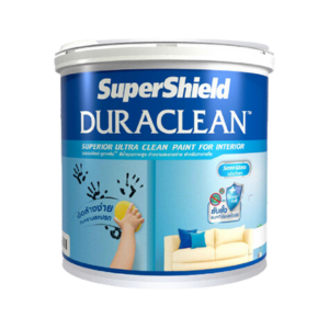 สีน้ำอะครีลิคภายในกึ่งเงา TOA No.D201 SUPERSHIELD DURACLEAN : Semi Gloss , 5 GL. (Lily White)