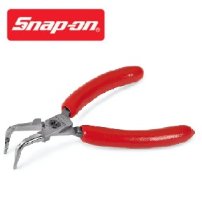 SNAP-ON NO.P92650A 90° Bent Needle Nose Pliers 5&quot; (RED)