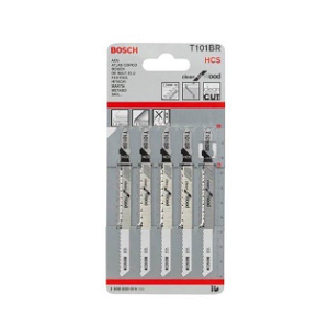 ใบเลื่อยจิ๊กซอว์ ไม้ BOSCH NO.T101BR (2608630014) Jigsaw blade , Wood (5pcs/ea)