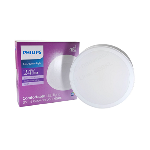 โคมไฟดาวน์ไลท์กลม PHILIPS LED NO.59474 MESON SURFACE MOUNT , 200 mm. 8&quot; 24W 3000K WARM WHITE