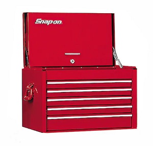 SNAP-ON NO.KRA2055A Top Chest 5 Drawers Red