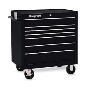 SNAP-ON NO.KRL756BPC Roll Cab Single Bank 7 Drawers Black