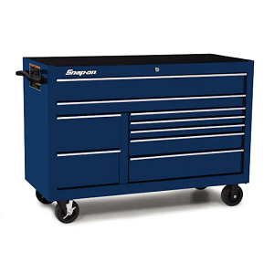 SNAP-ON NO.KRA2411PMY Roll Cab Classic 78 Double Bank 11 Drawers Skinned SeriesSabre Blue