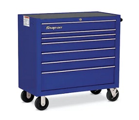 SNAP-ON NO.KRA4107DKPCM Roll Cab 7 Drawers Blue