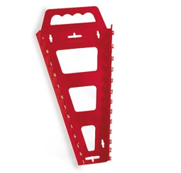 SNAP-ON NO.YA381FRA Wrench Rack Fractional 1/4 to 1 Red