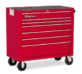 SNAP-ON NO.KRA4107FPBO Rollcap 7 Drawers Red