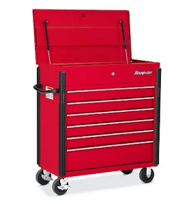 SNAP-ON NO.KRSC46HPBO (KRSC46A) Roll Cart Large 6 Drawers Red