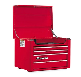 SNAP-ON NO.KRA4014EK Top Chest 4 Drawers Red