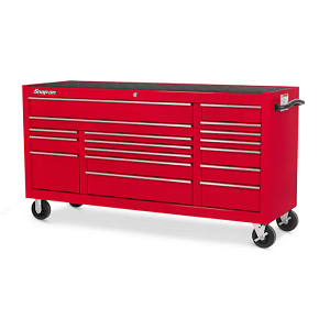 SNAP-ON NO.KRA2418PBO Roll Cab Classic 96 Triple Bank 18 Drawers Red