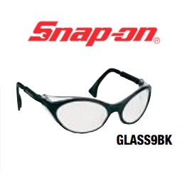 SNAP-ON NO.GLASS9BK Glasses Safety Clear Lens/Black Frames