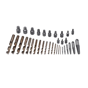 SNAP-ON NO.EXD35 Extractor Screw Multi-Spline / Spiral Flute/Left Hand Drill Bits 35pcs.