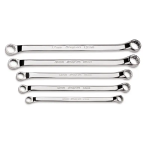 SNAP-ON NO.XBM605A Set Wrench Metric Box 10? Offset 12P (5 pcs.) (10 to 19mm.)