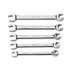 SNAP-ON NO.RXSM605B Set Wrench Metric Flare Nut/Open End 6P (5 pcs.) (10 to 14mm.)