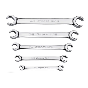 SNAP-ON NO.RXFS605B Set Wrench Flare Nut Double End 6P (5 pcs.) (1/4&quot;-5/16&quot; to 3/4&quot;-13/16&quot;)