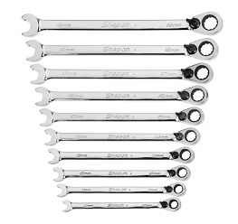 SNAP-ON NO.SRXRM710 Set Wrench Ratchcting Box l Speed Open End 12P 10pcs.