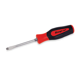 SNAP-ON NO.SHD8R Screwdriver Flat Tip Instinct Hard Handle Red .055