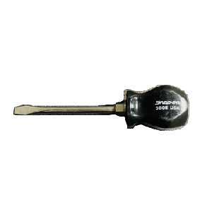 SNAP-ON NO.SDD5 Stubby Long Shaft Flat Tip Screwdriver Black