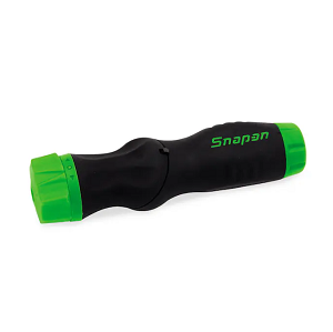 SNAP-ON NO.SGDMRCE4G Screwdriver Handle 5-Position Ratcheting Soft Grip Green