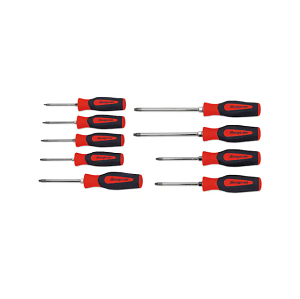 SNAP-ON NO.SGDTX90BR Set Screwdriver TORX Instinct Soft Grip Red (9pcs.) (T8 thru T45)