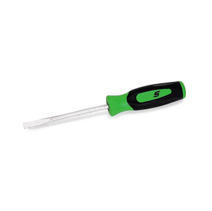 SNAP-ON NO.SGD306BG Screwdriver Flat Tip Mini Tip Soft Grip Instinct Handle Green 7/32 tip 5 3/4