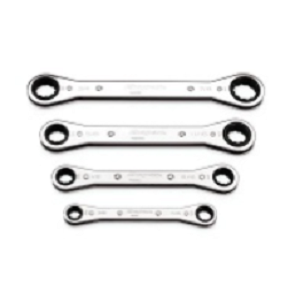 SNAP-ON NO.RBM604C Set Wrench Metric Ratcheting Box 0? Offset 12P (4 pcs.) (10 to 19mm.)