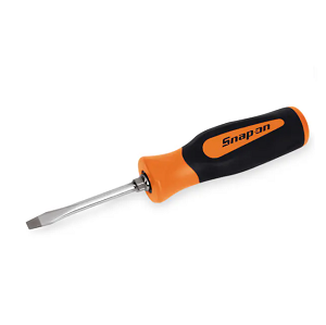 SNAP-ON NO.SGD2BO Screwdriver Flat Instinct Soft Handle Orange .035