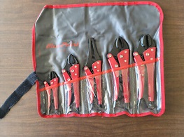 SNAP-ON NO.VGP105RA Set Pliers Locking (5pcs.)