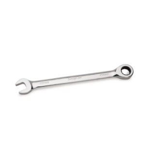 SNAP-ON NO.SOEXRM6 Wrench Metric Combination Flank Drive Plus Ratcheting Box/Open End 6mm. 12P