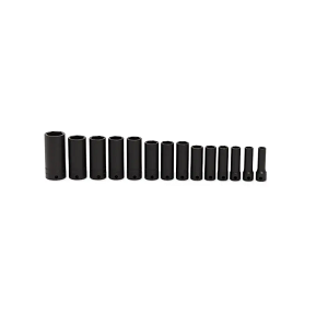 SNAP-ON NO.214SIMDFMYA Set Socket Metric Impact Deep 12P (14 pcs.) (8 to 24mm.)