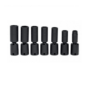 SNAP-ON NO.207IPSFMY 3/8&quot;Drive Set Socket Impact Swivel Semi Deep 6P (7 pcs.) (10 to 18mm.)