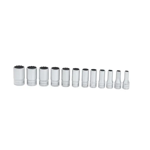 SNAP-ON NO.112TMMDSY Set Socket Metric Semi Deep 12P (12pcs.) (5 to 15mm.) 1/4&quot;Drive