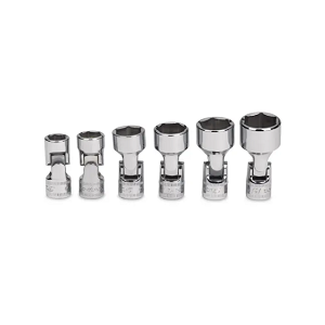 SNAP-ON NO.106TMUSMA Set Socket Metric Universal Shallow 6P (6 pcs.) (8 10 12 to 15mm.) 1/4&quot;