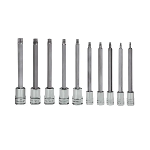 SNAP-ON NO.210EFTXL Combination Drive TORX Bit Long Socket 10pcs/Set (T8-T50)