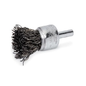 BLUE-POINT No.AC2C Wire Brush Crimped 1&quot; Brush Diameter 1/4&quot; Shank/Arbor