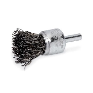 BLUE-POINT No.AC3C Wire Brush Crimped 3/4&quot; Brush Diameter 1/4&quot; Shank/Arbor