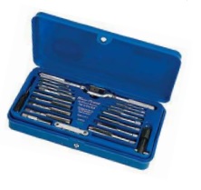 BLUE-POINT NO.GAM541 Set Tap and Die Metric 40 pcs. (3mm. to 12mm. Non-Adjustable dies)