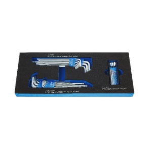 BLUE-POINT No.BPS16A L-Shape Long Torx Wrench Set (1.5-8 mm.,T10-T50,1.5-10mm.)