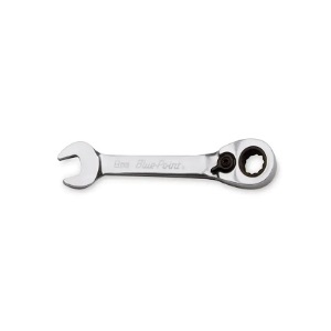 BLUE-POINT NO.BOERMS8 Wrench Metric Ratcheting Box/Open End Short 12˚Offset 8mm. 12P