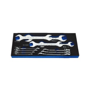 BLUE-POINT No.BPS1A Double Open End Wrench Set (6x7, 8x9, 10x11, 12x13, 14x15, 16x17, 18x19, 20x22, 21x23, 24x27, 30x32 mm)