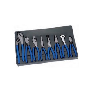 BLUE-POINT No.BDGPL800 Pliers Set Dipped Grip , 8pcs/set