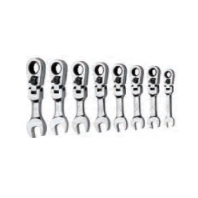 BLUE-POINT NO.BOERSF708 Ratcheting Wrench Set 8 pcs.