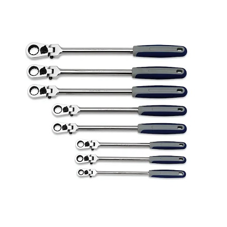 BLUE-POINT NO.BOERFLCG708 Ratcheting Wrench Set 8 pcs.