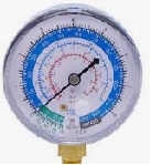 BLUE-POINT NO.YA844 Low Pressure Gauge