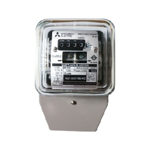 มิเตอร์วัดไฟ MITSUBISHI No.MF-33E Watt Hour Meters 1P2W 220V 15A(45A).