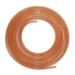 ท่อทองแดงอ่อนชนิดหนา TOTALINE No.TTLT-CPC14 #19 Copper Soft coil in roll ASTM B280 , O.D. 50&quot; x 1/4&quot;