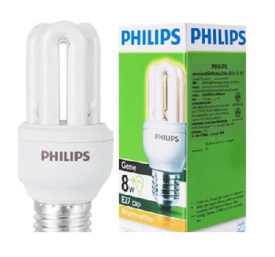 หลอดตะเกียบ PHILIPS Genie 8W E27 Warm white