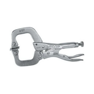 คีมล็อคก้ามปู IRWIN VISE-GRIP NO.18R Locking C-clamp with regular tips plier 18&quot;